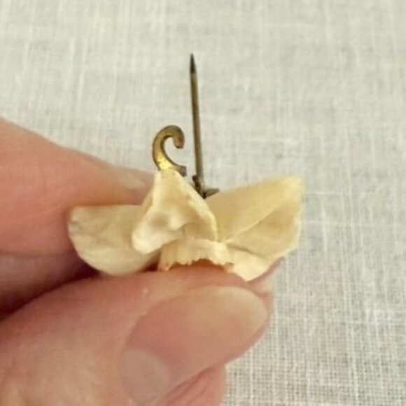 Handmade 3D Flower 1 inch Brooch Vintage Boho Fairycore Vintage Charm Floral - Picture 8 of 11